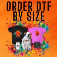 Order Custom DTF Transfers by Size