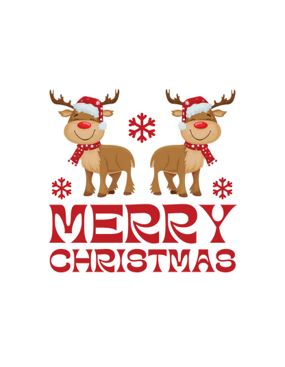Reindeer Christmas- DTF Transfers