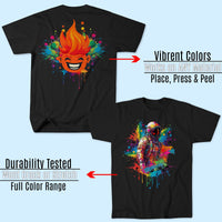 Order Custom DTF Transfers by Size - Influencer Heat