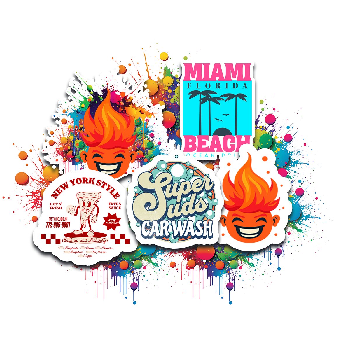 Custom Stickers – Influencer Heat